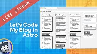 Coding my Blog in Astro Live