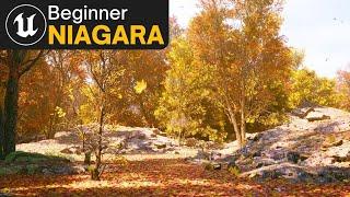 Easy Falling leaves! Beginners Guide to Niagara Particles In Unreal Engine 5