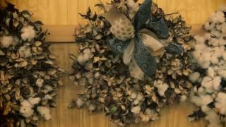 Sanderson Wreaths & Garland - Sneak Peek Into Our Cotton Wreath Workshop