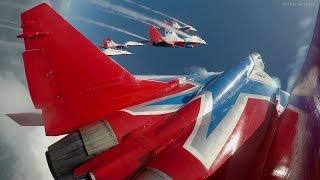 RusAF MiG-29 display team Swifts at Wings of Parma Festival