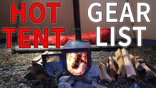 EVERYTHING YOU NEED TO START HOT TENT CAMPING NOW!