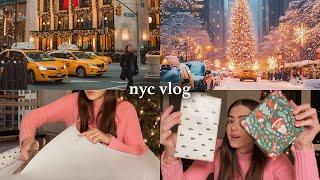 MY LIFE IN NY | what to do in winter, Christmas market, wrapping presents