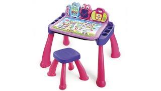 VTech Touch and Learn Activity Desk Deluxe, Pink #short