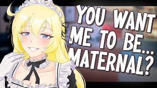 Your Maid Goes Full Mommy  (Audio Roleplay)