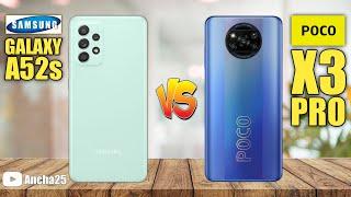 Samsung Galaxy A52s vs Xiaomi Poco X3 Pro - Ancha25