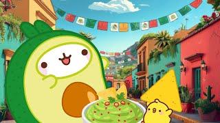 Molang and Piu Piu taste Mexican AVOCADO