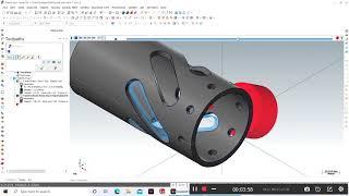 CNC LATHE MASTER CAM c axis contur tutorials 1