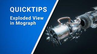 C4D Quicktips: Easy Exploded View in Mograph