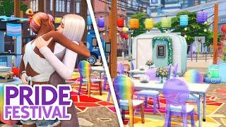 PRIDE FESTIVAL  // The Sims 4 Speed Build