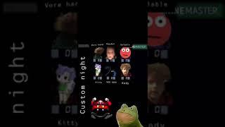 Five night at vore hand custom night menu theme Memes