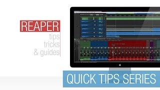 Reaper Quick Tip: Working with Stretch Markers