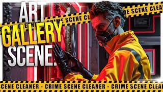 ART Gallery // A Crime So Wild It's a Modern Art Masterpiece // Crime Scene Cleaner