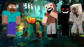 Herobrine vs all entity vs notch epic battle #minecraft #shorts #viral