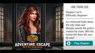 AE mysteries | Adventure Escape Mysteries | On Thin Ice | Chapter 3 walkthrough