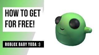 [FREE ITEM] HOW TO GET HEAD SLIME (Aka Roblox’s Baby Yoda) FOR YOUR ROBLOX AVATAR!