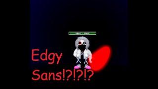 Playing as Cross Sans Showcase in Undertale Endless Route Roblox