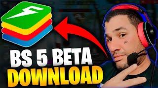 BLUESTACKS 5 BETA  DOWNLOAD  EMULADOR FREE FIRE