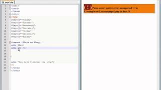 PHP Lesson 20 - The ForEach Loop in PHP