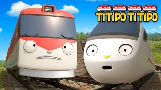 Titipo English Episodes | What happened to Xingxing? | Oh! There's an accident! | S2 S1 compilation