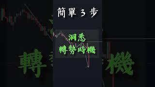 簡單3步 洞悉市場轉勢時機｜17秒找出見底信號｜投資新手必學｜技術分析教學 #shorts