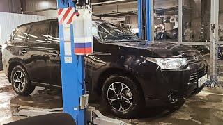 Где искать номер двигателя на Mitsubishi Outlander 4B11