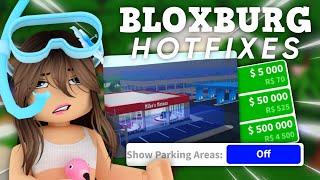 BLOXBURG 12.8 HOTFIXES!