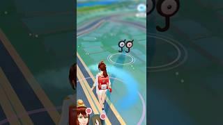 Caught Ultra rare Pokémon (0.001% Spawn rate  #shorts #spawn #rare #unown #ultragoo #game