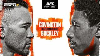 UFC TAMPA LIVESTREAM COVINGTON VS BUCKLEY FULL FIGHT NIGHT COMPANION & PLAY BY PLAY