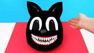 Mask Cartoon Cat. How to make a KARTUN KET mask with your own hands. Cartoon Cat - Trevor Henderson