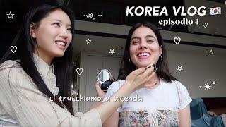 I get my Korean friend to do my makeup (and then I do her makeup) ‎°࿔ korea vlog ep.04 