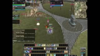 Rappelz 9.4 Mercenary damage test on scarecrow