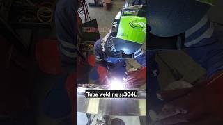 Tube to tubesheet welding 25mm ss304 #welding #engineering #exchanger