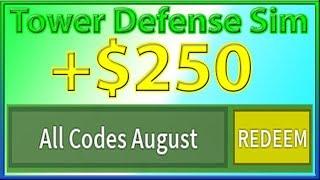 All Codes for Tower Defense Simulator Beta *$250* | 2019 August