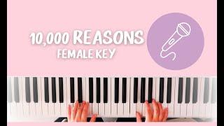 10,000 Reasons (Bless the Lord) | KARAOKE FEMALE KEY (Key of C)