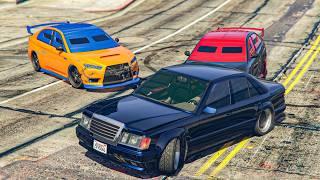 KURUMY VS SHEPARD W MERCEDESIE w GTA 5 Online Hogaty i EKIPA