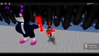 Roblox Beating REAL DUST SANS (The Easiest Enemies, Sans')