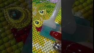 Add water on my diamond Painting #shorts #asmr #diamondpainting #diamondart #relax #stressrelief