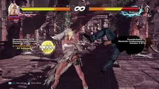 TEKKEN 7 | Nina SS+1+2 Combo Pick-Up with d+3,4,3