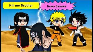 Naruto saved Itachi from Sasuke and Change the Future || Power Level Meme || Original || Gacha Club