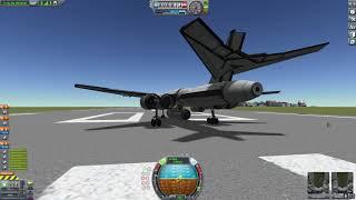 Building a B1 lancer Bomber with WORKING Bombs in KSP!