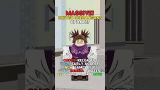 CHOSO RELEASED MASSIVE UPDATE JUJUTSU SHENANIGANS! #jujutsushenanigans  #roblox  #anime