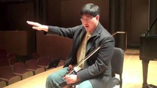 Brian Hong Shows Us His Baroque Violin