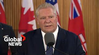 Doug Ford hits US with 25% electricity tax, threatens complete "shut off" if trade war escalates