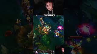 CHALLENGER Zoe player VS PRO ADC player on Corki! #shorts