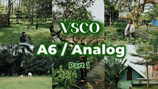 Vsco Tutorial aesthetic || A6 analog part 1