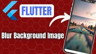 Flutter Image background blur filter effect