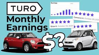 Turo Car Rental Business Host 1st Month Earnings & Utilization - How Much Did We Make? October 2021