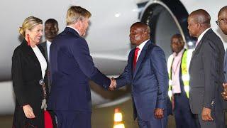 SEE HOW THE KING AND QUEEN OF NETHERLANDS LANDED IN KENYA WITH THEIR PRIVATE JET!