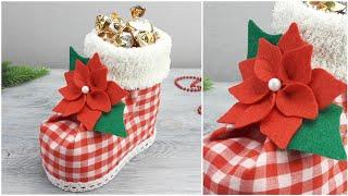 DIY Christmas candy boot