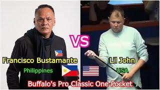 Francisco Bustamante VS Lil John |  Buffalo's Pro Classic One Pocket | RACE 5